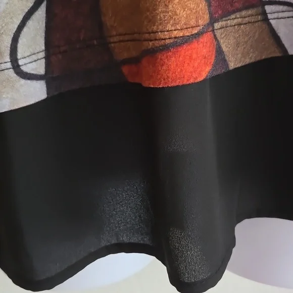 Dolcezza Simply Art | Heart Leaves Abstract Tunic Top * NWT - Picture 5 of 12